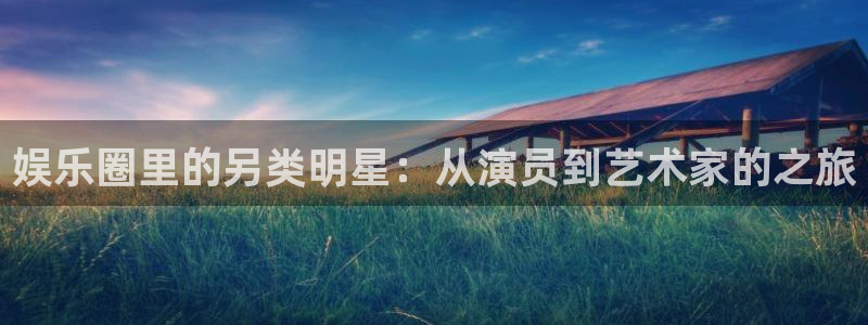 sbobet利记,apk.1：娱乐圈里的另类明星：从演员到艺术家的之旅